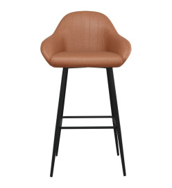 Tabouret de bar Marron clair Similicuir