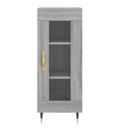 Buffet haut Sonoma gris 34,5x34x180 cm Bois d'ingénierie