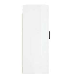 Armoires murales 2 pcs blanc brillant 69,5x34x90 cm