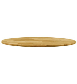 Dessus de table Bois de chêne massif Rond 23 mm 400 mm