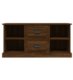 Meuble TV chêne marron 99,5x35,5x48 cm bois d'ingénierie