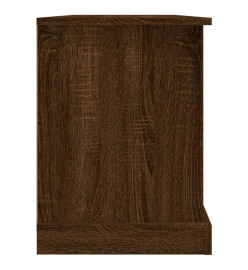 Meuble TV chêne marron 99,5x35,5x48 cm bois d'ingénierie