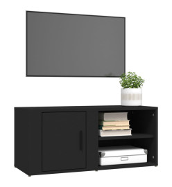 Meubles TV 2 pcs Noir 80x31,5x36 cm Bois d'ingénierie