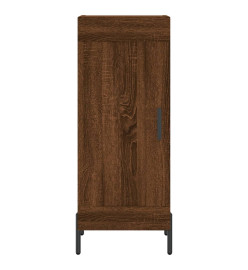 Buffet Chêne marron 34,5x34x90 cm Bois d'ingénierie