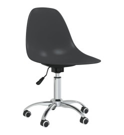 Chaise pivotante de bureau Gris clair PP