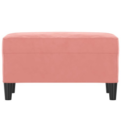 Banc Rose 70x35x41 cm Velours