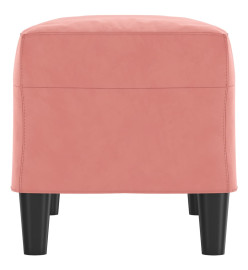 Banc Rose 70x35x41 cm Velours