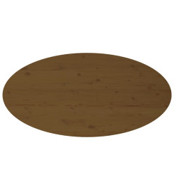 Table basse Marron miel 110x55x45 cm Bois massif de pin