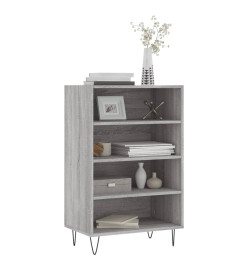 Buffet haut sonoma gris 57x35x90 cm bois d'ingénierie