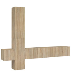 Ensemble de meubles TV 5 pcs Chêne sonoma Bois d'ingénierie