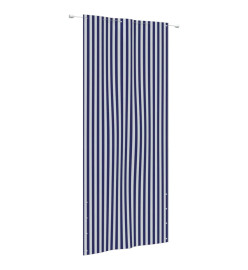 Écran de balcon Bleu et blanc 120x240 cm Tissu Oxford