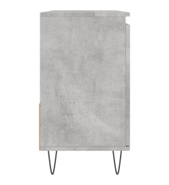 Armoire de salle de bain gris béton 65x33x60 cm