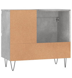 Armoire de salle de bain gris béton 65x33x60 cm