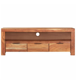 Meuble TV 110x30x40 cm Bois d'acacia massif