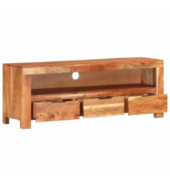 Meuble TV 110x30x40 cm Bois d'acacia massif