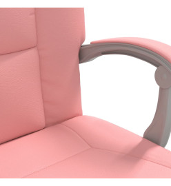 Fauteuil inclinable de bureau Rose Similicuir