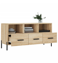 Meuble TV chêne sonoma 102x36x50 cm bois d'ingénierie