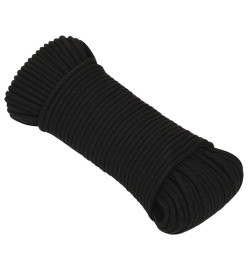 Corde de travail Noir 3 mm 500 m Polyester