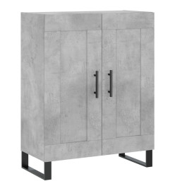 Buffet gris béton 69,5x34x90 cm bois d'ingénierie