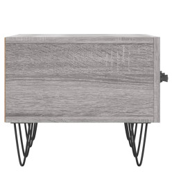 Meuble TV sonoma gris 150x36x30 cm bois d'ingénierie