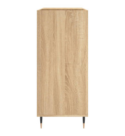 Armoire à disques chêne sonoma 84,5x38x89 cm bois d'ingénierie