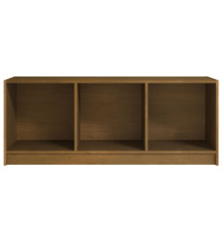 Meuble TV Marron miel 104x33x41 cm Bois de pin massif