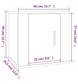 Ensemble de meubles TV 5 pcs Blanc Bois d'ingénierie