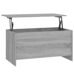 Table basse Sonoma gris 102x55,5x52,5 cm Bois d'ingénierie