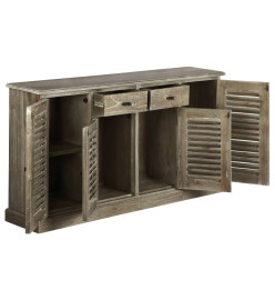 Buffet Bois de melia azedarach massif 145 x 32,5 x 77 cm