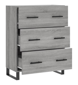 Buffet sonoma gris 69,5x34x90 cm bois d'ingénierie