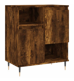 Buffet Chêne fumé 60x35x70 cm Bois d'ingénierie