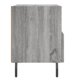 Table de chevet gris sonoma 40x35x47,5 cm bois d’ingénierie