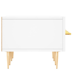 Meuble TV blanc 150x36x30 cm bois d'ingénierie