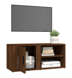 Meubles TV 2 pcs Chêne marron 80x31,5x36 cm Bois d'ingénierie