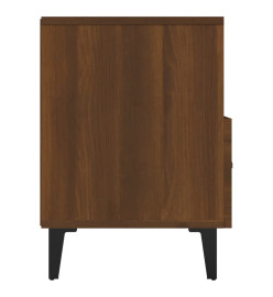 Meuble TV Chêne marron 80x36x50 cm Bois d'ingénierie