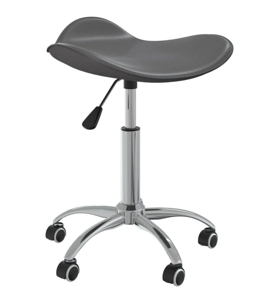 Tabouret de salon et spa Gris Similicuir