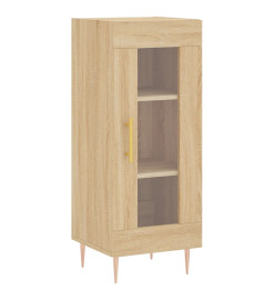 Buffet haut Chêne sonoma 34,5x34x180 cm Bois d'ingénierie