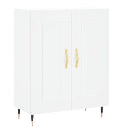 Buffet haut Blanc 69,5x34x180 cm Bois d'ingénierie