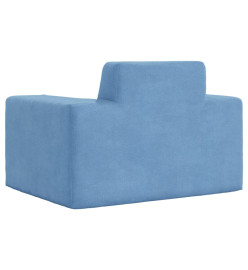 Canapé pour enfants Bleu Peluche douce