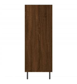 Armoire à étagères chêne marron 69,5x32,5x90 cm bois ingénierie