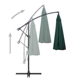 Parasol suspendu Vert 3 m Aluminium