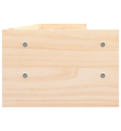 Support pour moniteur 100x24x16 cm Bois de pin solide