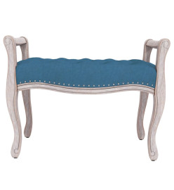 Banc Bleu 80x45x60 cm Velours