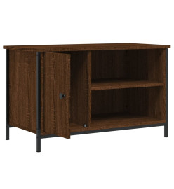 Meuble TV Chêne marron 80x40x50 cm Bois d'ingénierie