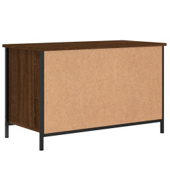 Meuble TV Chêne marron 80x40x50 cm Bois d'ingénierie