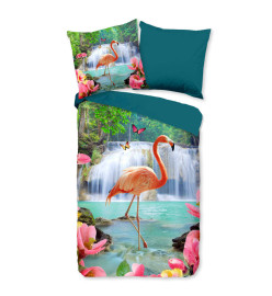 Pure Housse de couette FLAMINGO 135x200 cm