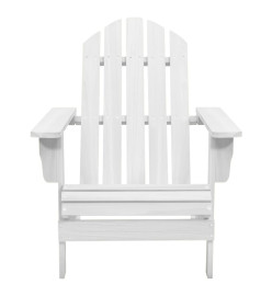 Chaise de jardin bois blanc