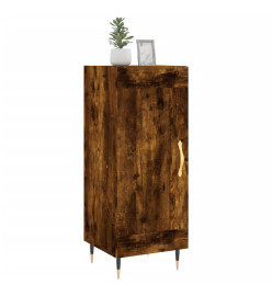 Buffet Chêne fumé 34,5x34x90 cm Bois d'ingénierie