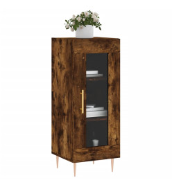 Buffet Chêne fumé 34,5x34x90 cm Bois d'ingénierie