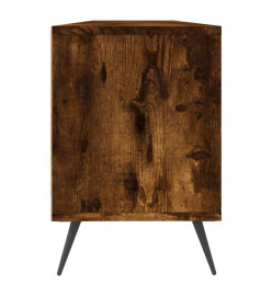 Meuble TV chêne fumé 150x30x44,5 cm bois d'ingénierie